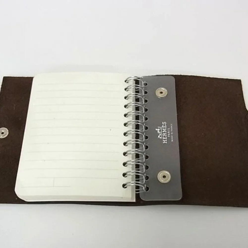 Hermes Ulysse Nardin PM Togo Notebook Notepad Stationery Dark